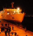 'Ankara' gemisi 1050 yolcu ile döndü