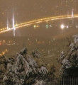 İstanbul'un yüksek kesimlerine yılın ilk karı düştü