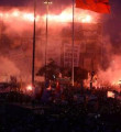4  büyüklerin taraftarları Taksim'de