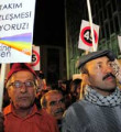 Film yapımcıları Taksim'de eylem yaptı
