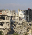 Humus'un batısında şiddetli çatışmalar