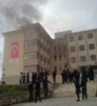 Lisede çıkan yangında okul boşaltıldı