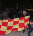 Malatyalılar galibiyeti sokaklarda kutladı