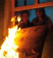 Romanların barakası yandı: 2 çocuk öldü
