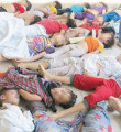 Tüyler ürperten tablo, 4 bin çocuk katledildi