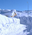 3 ilde 234 köy yolunu kar kapattı