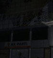 AK Parti il binası yanına ses bombası
