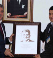 Abdullah Gül'e lazerle işlenmiş portre!