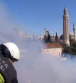 Antalya Kaleiçi’nde yangın paniği