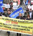 Atanamayan öğretmenlerden Taksim'de protesto