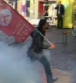 Beşiktaş'ta gruba polis müdahale ediyor