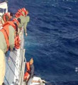 Denizde mahsur kalan balıkçılar kurtarıldı