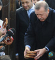 Erdoğan taksi durağını ziyaret etti