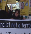 Gazeteci Bashar için eylem
