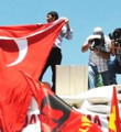 Gaziantep'te Türk bayrağı gerginliği