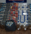 Kaçak 16 bin 500 paket sigara ele geçirildi