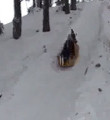 Kartalkaya'da kar kalınlığı 2 m'yi aştı