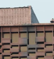 Polis AKM'nin çatısında hatıra fotoğrafı çektirdi