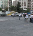Silivri pankartları CHP minibüsü ile taşındı
