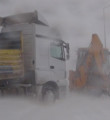 Sivas'ta kar ve tipi ulaşımı durdurdu