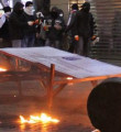 Taksim'de molotoflu saldırı
