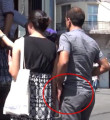 Taksim'de şoke eden hırsızlık anı