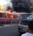 Terör örgütü yandaşları otobüsü ateşe verdi