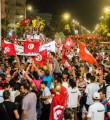 Tunus'ta gösteriler yeniden başladı
