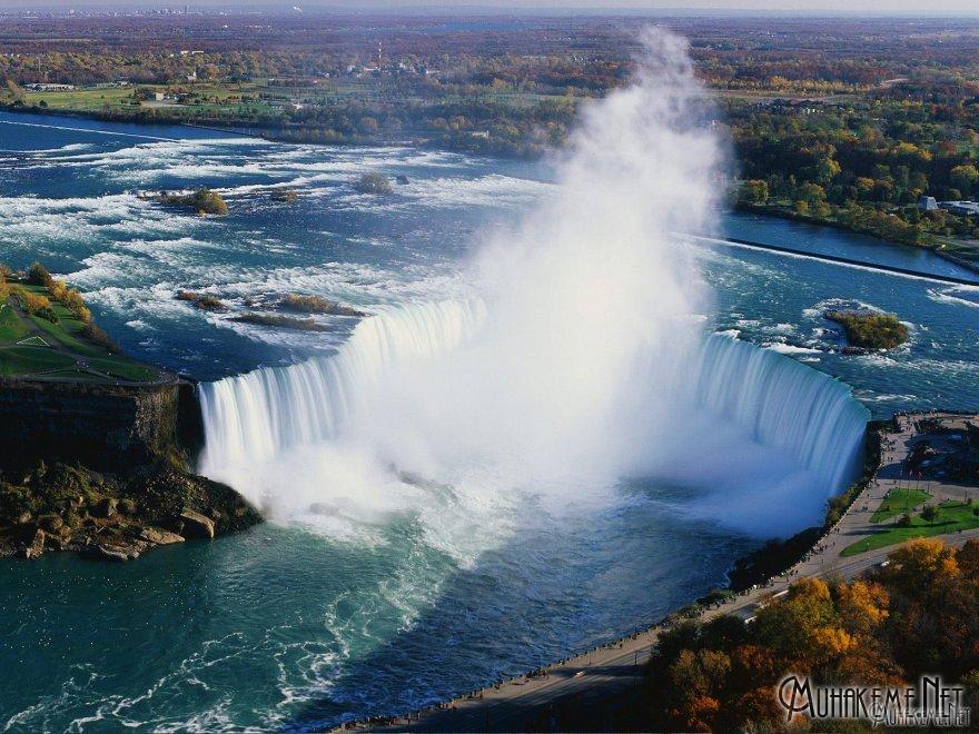 Aerial View of Horseshoe Falls, Niagara Falls